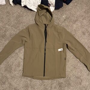 StretchTech Water-Repellent Hooded 2-Way-Zip Jacket for Men